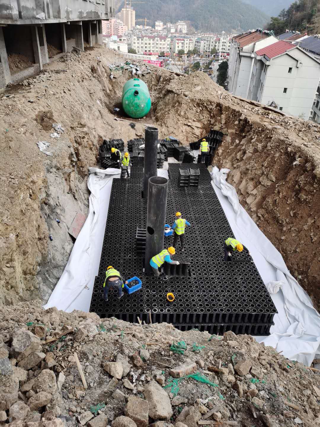 金華磐安萬影達文化產業園雨水回收利用系統項目順利簽約并施工